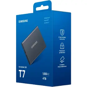 Externí SSD - Samsung Externí SSD T7 4TB Grey - 12