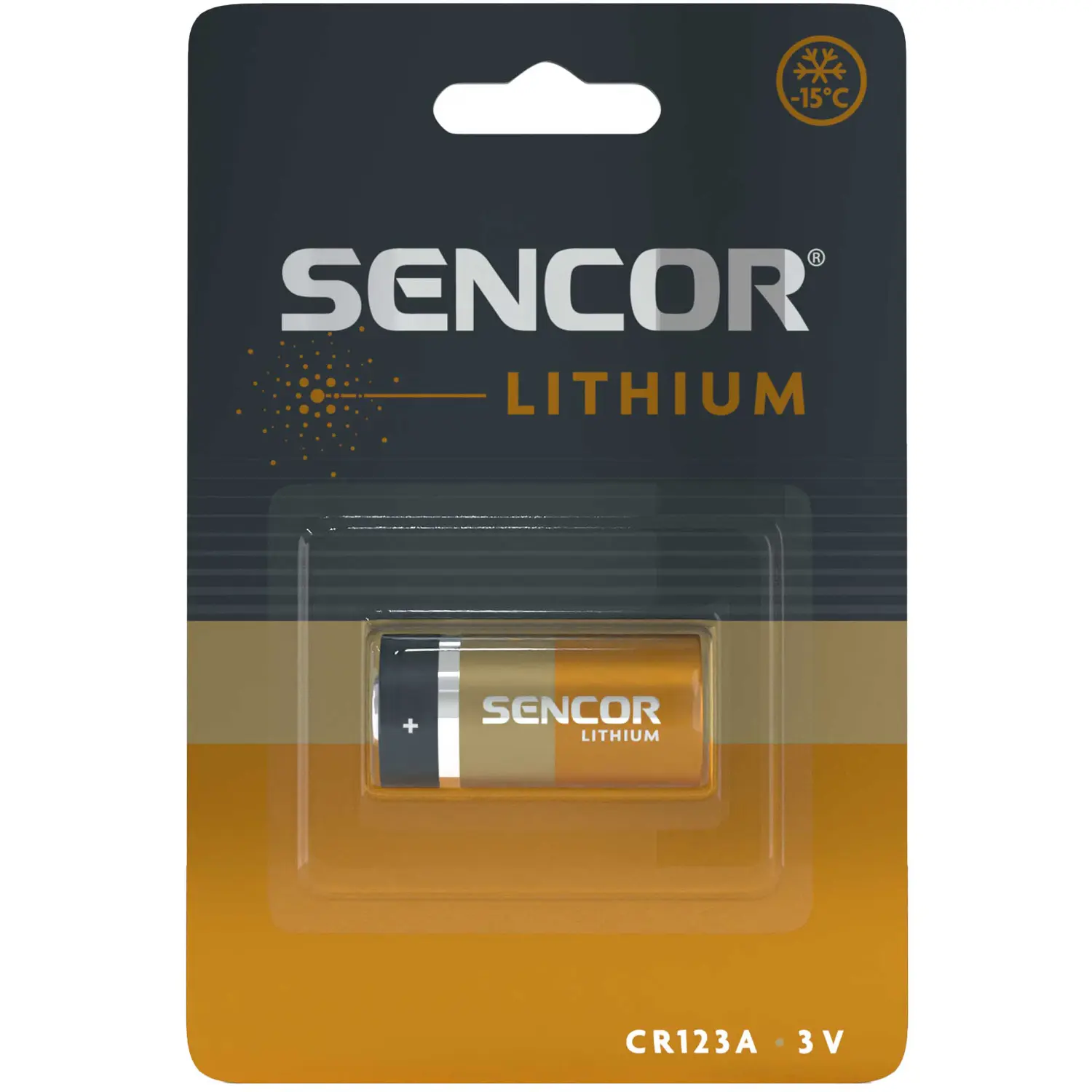 Sencor SBA CR123A 1BP Li Baterie