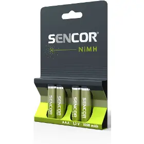 Batéria - Sencor SBA HR03 4BP AAA NiMH 1000mAh - 6