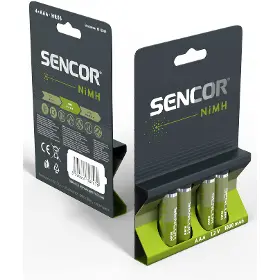 Batéria - Sencor SBA HR03 4BP AAA NiMH 1000mAh - 7