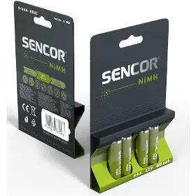 Batéria - Sencor SBA HR03 4BP AAA NiMH 800mAh - 7