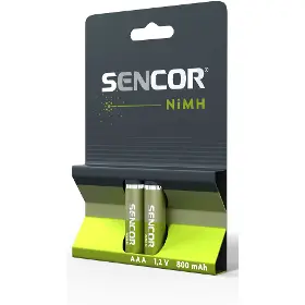 Batéria - Sencor SBA HR03 2BP AAA NiMH 800mAh - 6