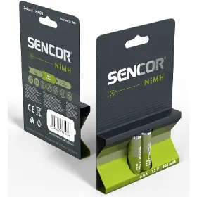 Batéria - Sencor SBA HR03 2BP AAA NiMH 800mAh - 7