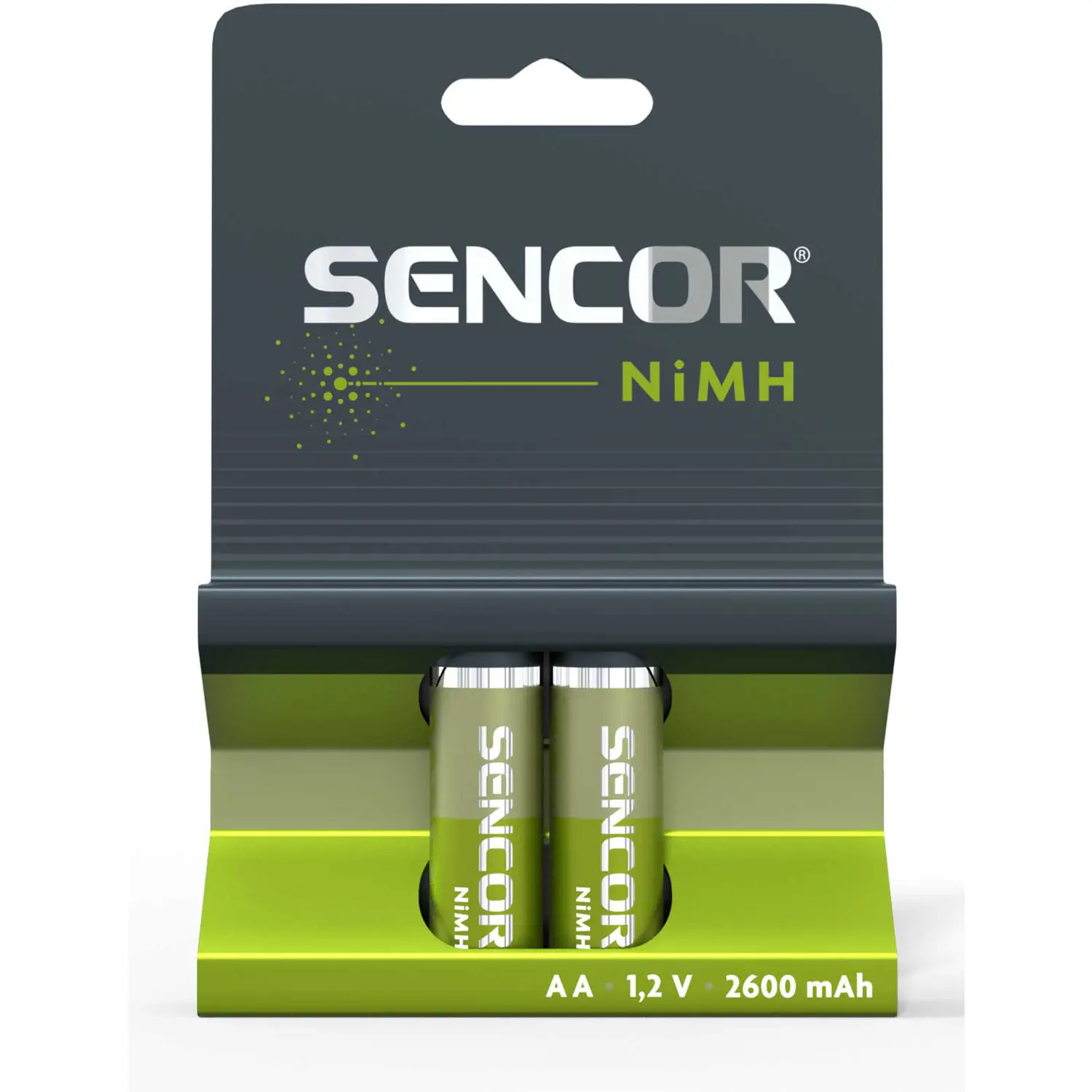 Sencor SBA HR6 2BP AA NiMH 2600mAh Baterie – fotografie 1