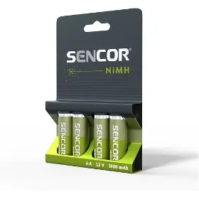 Baterie - Sencor SBA HR6 4BP AA NiMH 1800mAh - 6