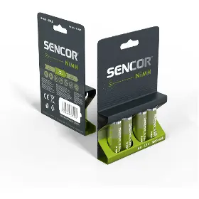 Baterie - Sencor SBA HR6 4BP AA NiMH 1800mAh - 7