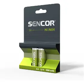 Batéria - Sencor SBA HR6 2BP AA NiMH 1800mAh - 6