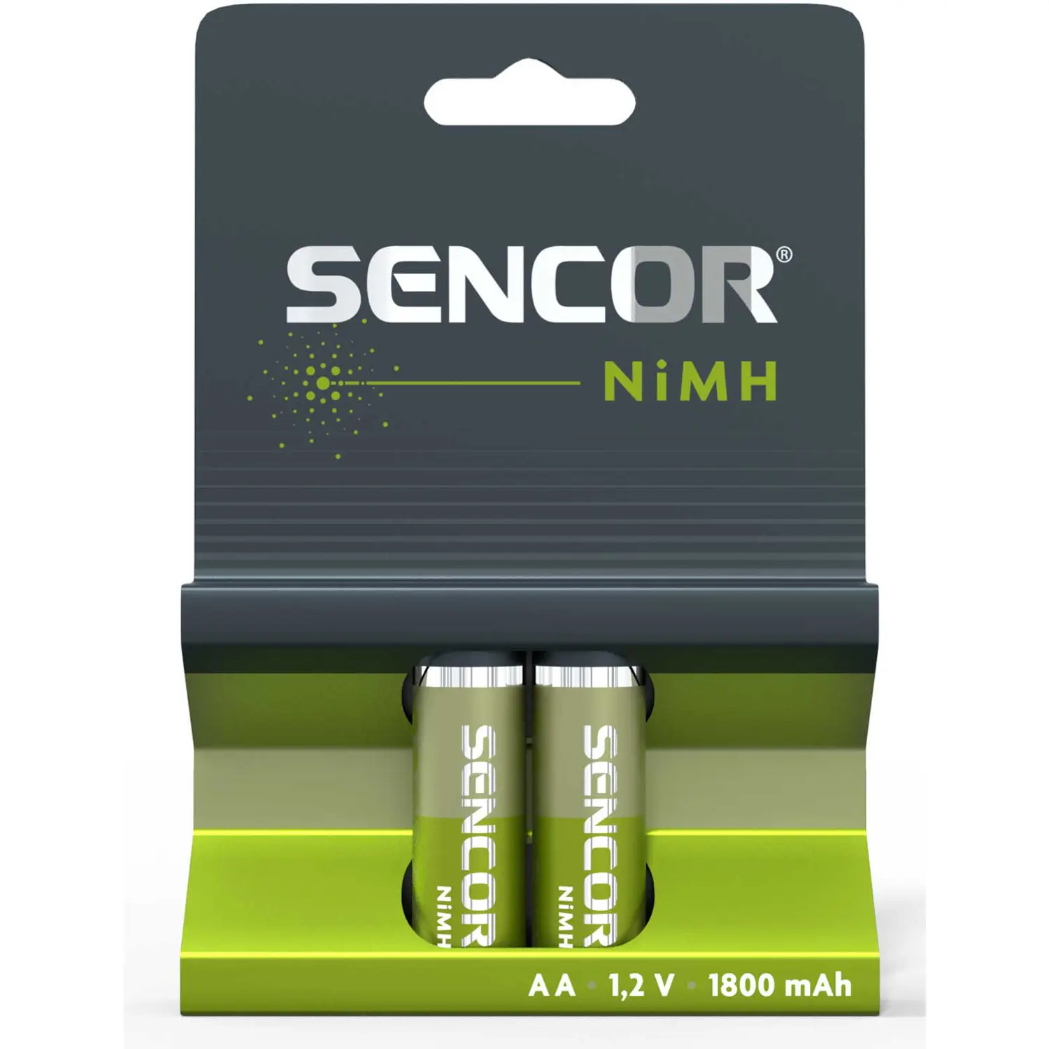 Sencor SBA HR6 2BP AA NiMH 1800mAh Baterie – fotografie 1