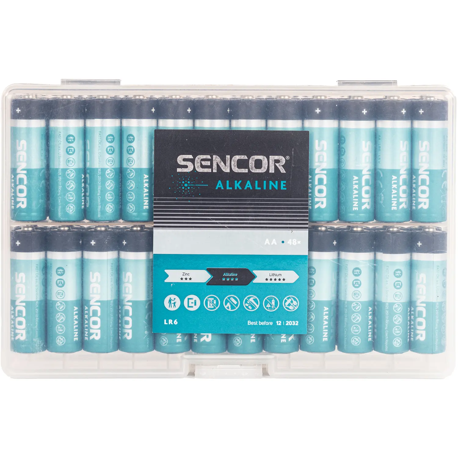 Sencor SBA LR6 48 BOX AA Alk Baterie – fotografie 1