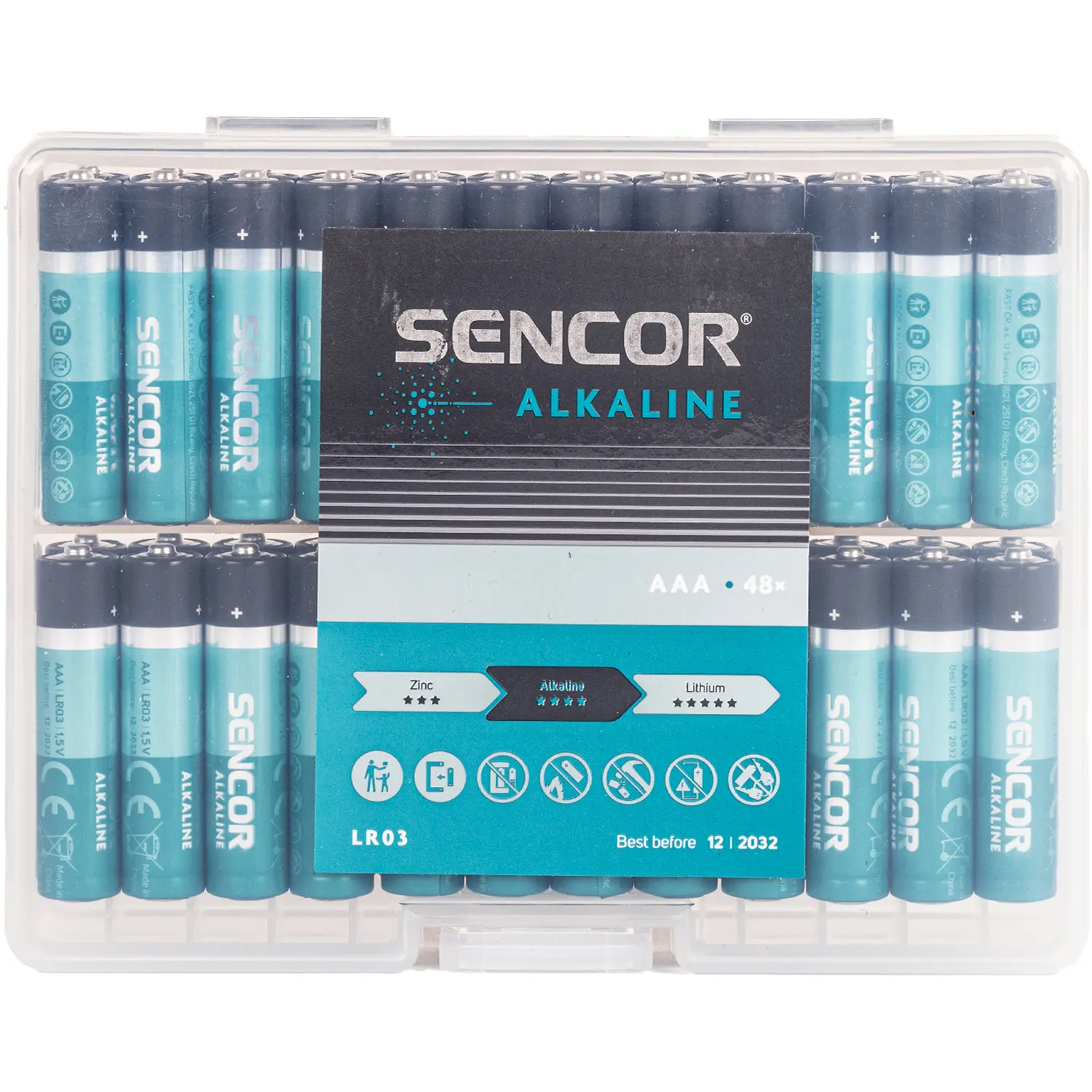 Sencor SBA LR03 48 BOX AAA Alk Baterie – fotografie 1