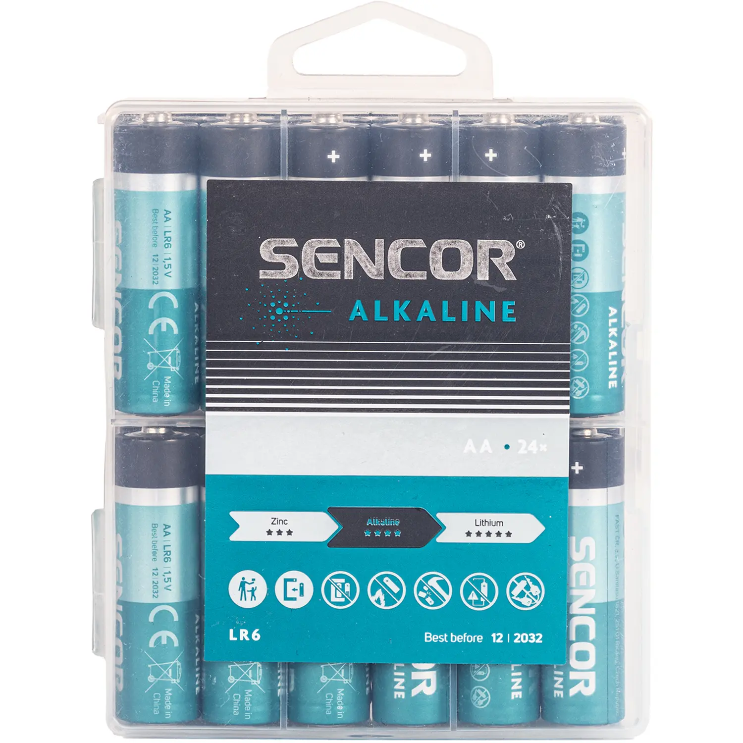 Sencor SBA LR6 24 BOX AA Alk Baterie – fotografie 1