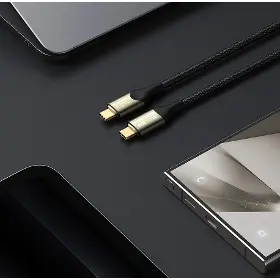 USB-C kabel - Voltme Powerlink Utron 5A/240W 1.2m černý - 2