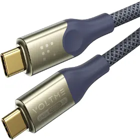 USB-C kabel - Voltme Powerlink Utron 5A/240W 1.2m blue/grey - 1