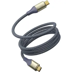 USB-C kabel - Voltme Powerlink Utron 5A/240W 2m modrošedý2.0m (blue grey) - 1