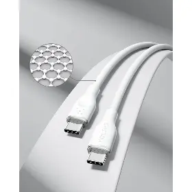 USB-C kabel - Voltme Powerlink Moss CTC 3A/60W 1,0m White - 2