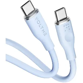 USB-C kabel - Voltme Powerlink Moss CTC 3A/60W 1,0m Blue - 1
