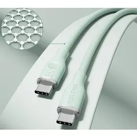 USB-C kabel - Voltme Powerlink Moss CTC 3A/60W 1,0m Green - 2