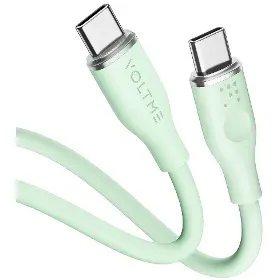 USB-C kabel - Voltme Powerlink Moss CTC 3A/60W 1,0m Green - 1