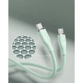 USB-C kabel - Voltme Powerlink Moss CTC 5A/100W 1,8m Green - 2