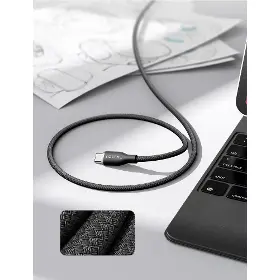 USB-C kabel - Voltme Powerlink Rugg 3A/60W 1m černý1,0m (black) - 2