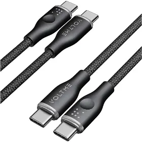 USB-C kabel - Voltme Powerlink Rugg 3A/60W 1m černý1,0m (black) - 1