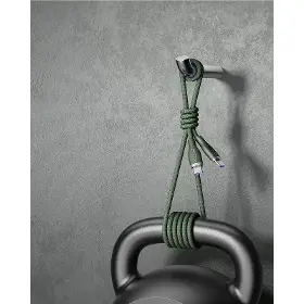 USB-C kabel - Voltme Powerlink Rugg CTC 5A/100W 1,8m Green - 3