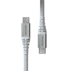 USB-C kabel - Swissten USB C / USB C 1,5 m White 71541014 - 1