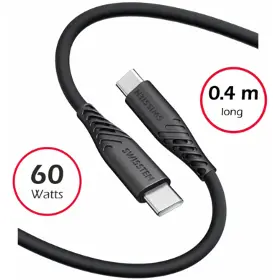 USB-C kabel - Swissten USB C / USB C 0,4 m Black71506516 - 2