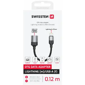Redukce - Swissten 73501217 USB A/Lightning 0,12 m - 2