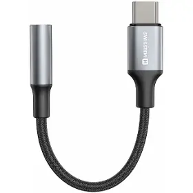 Redukce - Swissten 73502311 USB C/Jack 3,5mm 0,15 m - 1