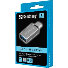 Redukce - Sandberg USB-C konvertor USB-A dongle - 2