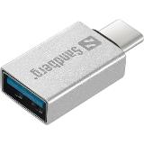 Sandberg USB-C konvertor USB-A dongle