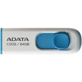 Flashdisk - Adata  64GB C008 White - 1