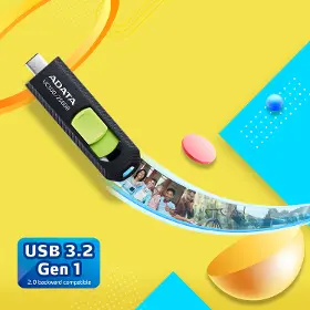 Flashdisk - Adata UC300 256GB Black - 7