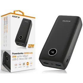 Powerbanka - Aligator PBPD30BK - 4