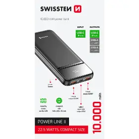 Powerbanka - Swissten STN00200 10000mAh - 4