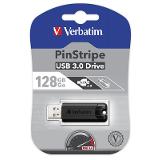 Verbatim 128GB USB Flash 3.0 PinStripe