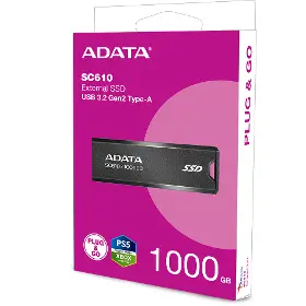 Externí SSD - Adata SC610 1TB Black/Red - 11
