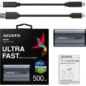 Externí SSD - Adata SE880 500GB Grey - 6