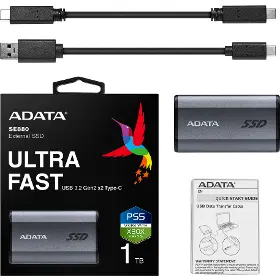 Externí SSD - Adata SE880 1TB Grey - 6
