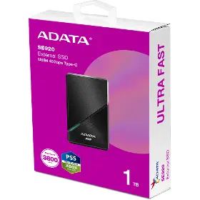 Externí SSD - Adata SE920 1TB Black - 9
