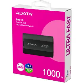 Externí SSD - Adata SD810 1TB Black - 7