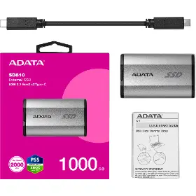 Externí SSD - Adata SD810 1TB Silver - 6