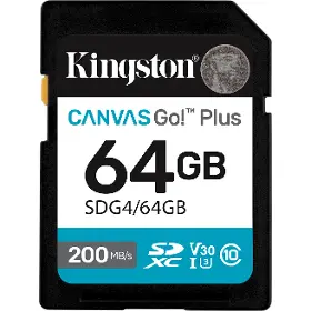 Paměťová karta - Kingston SDXC SDG4 64GB - 1