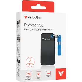 Externí SSD - Verbatim Pocket SSD 2TB Black - 7