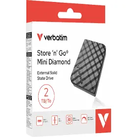 Externí SSD - Verbatim Store 'n' Go Mini Diamond 2TB - 9