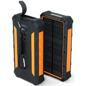 Powerbanka - Spello Solární powerbanka 24000 mAh - 1