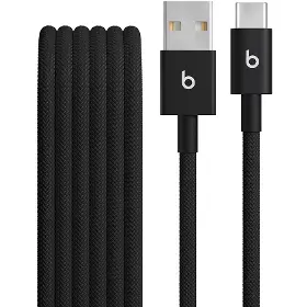 USB-C kabel - Beats USB-A/USB-C Woven Cable 1,5m Black - 1