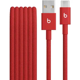 USB-C kabel - Beats USB-A/USB-C Woven Cable 1,5m Red - 1