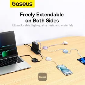 USB-C kabel - Baseus USB-C/USB-C 100W 1m black - 8